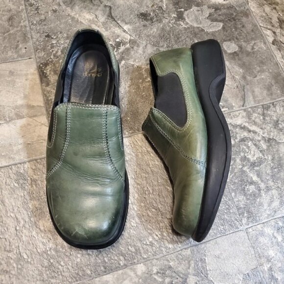 Vintage 90s y2k Dansko Acadamia Grunge Punk Lolita Platform Slip-on Loafers 41 - Picture 9 of 9